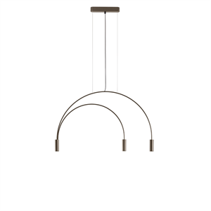 Estiluz Volta 3 Lámpara Colgante 2700K Bronce