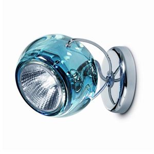 Fabbian Lámpara de Pared Y Techo Beluga Azul