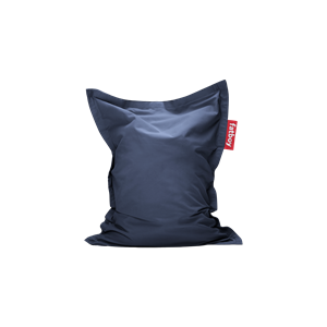 Puf Fatboy Junior de lona reciclada, color azul corona.