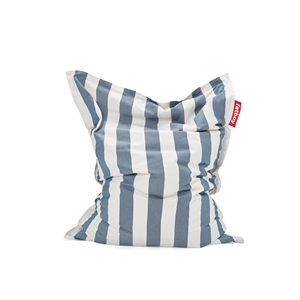 Puf Fatboy Original para Exteriores Stripe Azul Océano