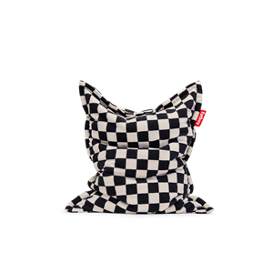 Fatboy Original Slim Teddy Beanbag Ajedrez Negro Crudo