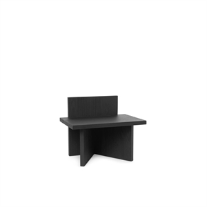 Ferm Living Negro Oblique Fresno Teñido Negro