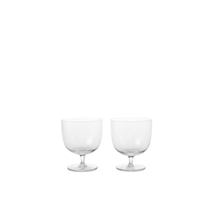 Ferm Living Host Vaso de Agua, Juego de 2, Transparente