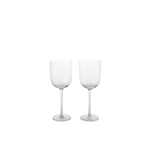 Ferm Living Host - Juego de 2 Copas de Vino Tinto , Transparente