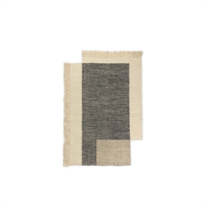 Ferm Living Alfombra De Mostrador 140x200 cm Antracita/ Marfil