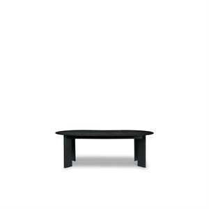 Ferm Living Extensión de Mesa Biselada 2 Piezas Negro/ Haya