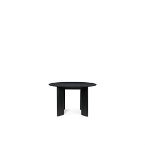 Ferm Living Mesa De Comedor Redonda Bevel Ø117 Negro/ Haya