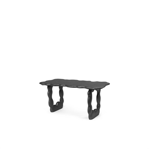 Ferm Living Mesa de Comedor Dal Aluminio Negro