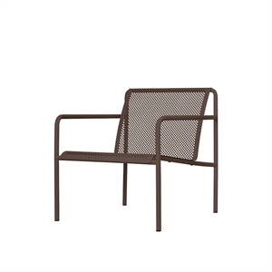 Sillón de Exterior con Reposabrazos Dapple de Ferm Living, Color Chocolate Oscuro
