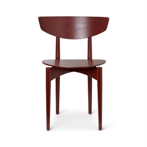 Ferm Living Silla de Comedor Herman Fresno/ Rojo Marrón