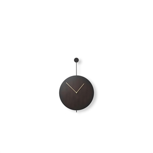 Ferm Living Reloj de Pared Trace Negro/ Latón