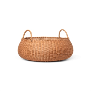 Ferm Living Cesta De Mimbre Baja Rattan