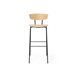 Ferm Living Taburete de Bar Herman Alto Roble