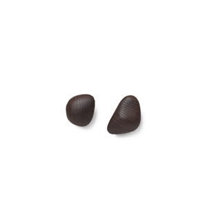 Juego de 2 Ganchos Cairn de Ferm Living, Marrón