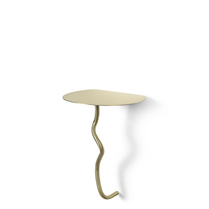 Ferm Living Mesa de Pared Curvature Latón