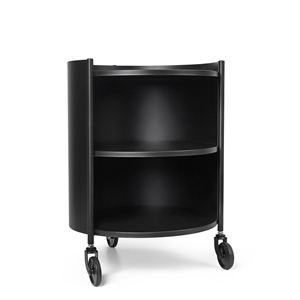 Ferm Living Mesa Rodante Eve Negro