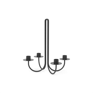 Ferm Living Candelabro Sway Negro