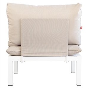 Pieza Metal Fiam Domino para respaldo/apoyabrazos Beige
