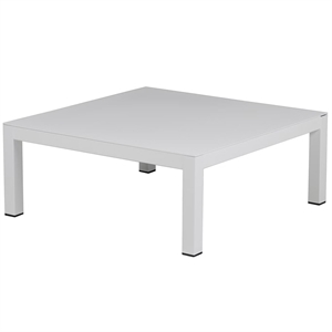 Mesa de centro de exterior Fiam Domino 70x70 Blanco