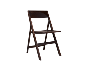 Silla Plegable Frama Plegable Plana Marrón Oscuro