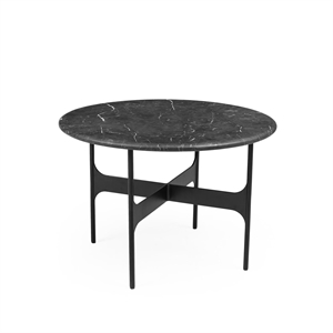 Mesa de Centro Wendelbo Floema Ø60 Negro Nero Marquina