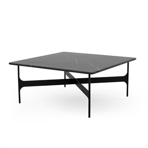 Mesa de Centro Wendelbo Floema 80x80 Negro Nero Marquina