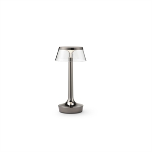 Lámpara Portátil Flos Bon Jour Unplugged, Cromo Negro