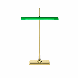 Flos Goldman Table Lamp Brass and Green