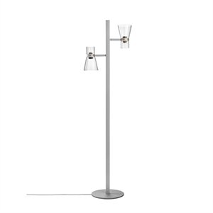 Lámpara de Pie Cónica Flos Nocturne F2 Plata