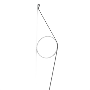 Flos Wire Ring Lámpara de Pared Gris/Blanco