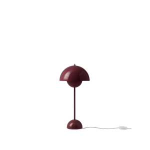 &Tradition Flowerpot VP3 Lámpara de Mesa Morado Oscuro