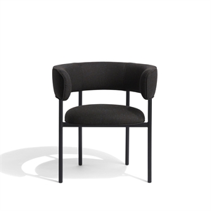 Møbel Copenhagen Font Silla de Comedor con Reposabrazos Boucle Zero 0010/ Estructura Negro