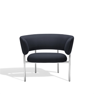 Møbel Copenhagen Sillón Font con Reposabrazos Vidar 0786/Estructura Acero Pulido