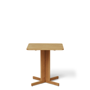 Mesa Trefoil Form & Refine de Roble de 68 x 68 Pulgadas