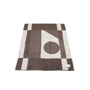FORMARKIVET Alfombra Big Logo Beige Pálido/Marrón Sombra