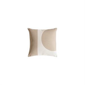 Cojín con Logotipo Grande FORMARKIVET 55x55 Beige pálido/Beige Arena