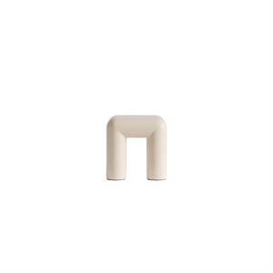 Mesa Auxiliar Cubio de PREMARKIVET, Beige Claro Semibrillante