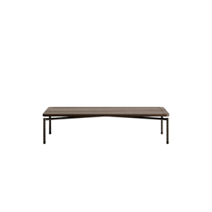 Mesa de Centro Rectangular FORMARKIVET Dapple de Roble Teñido Oscuro