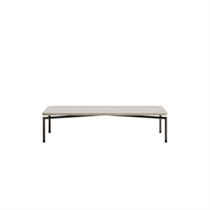 Mesa de Centro Rectangular FORMARKIVET Dapple de Piedra Caliza Moleanos