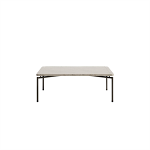 Mesa de Centro Cuadrada FORMARKIVET Dapple de Piedra Caliza Moleanos