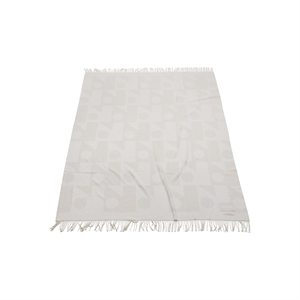 Alfombra con Logotipo Repetido FORMARKIVET en Blanco Merengue/blanco Polvo