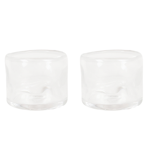 Frama 0405 Juego de 2 Vasos Anchos de 250 Ml Transparente