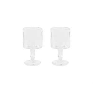Frama 0405 Juego de 2 Copas de Tallo Medianas de 65 Ml Transparente