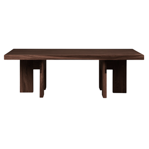 Mesa de Centro Rectangular Frama Farmhouse de Roble Oscuro