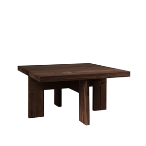 Mesa de Centro Cuadrada Frama Farmhouse de Roble Oscuro