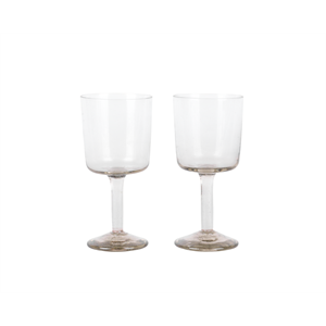 Juego de 2 Copas de Tallo Frama Isle de 100 Ml, Color Ahumado Claro