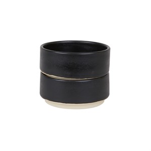 Juego de 2 Cuencos de Cerámica Frama Otto, Medianos, Negro
