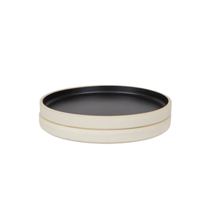 Juego de 2 Platos de Cerámica Frama Otto Pequeño Negro