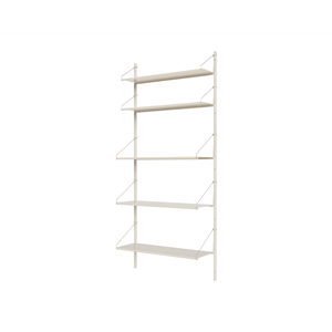 Estantería Frama Shelf Library de Una Sola Sección, 185,2 x 80 cm , Blanco Cálido