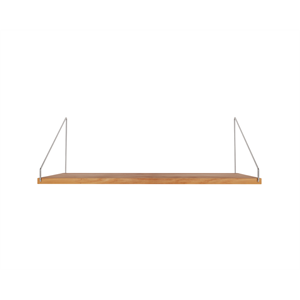 Estantería Frama para Biblioteca + Individual de 27 x 60 Cm, Roble Aceitado